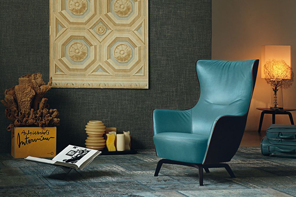 interior furniture poltrona mamy blue