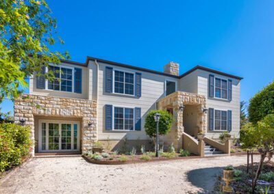 House with sandstone cladding