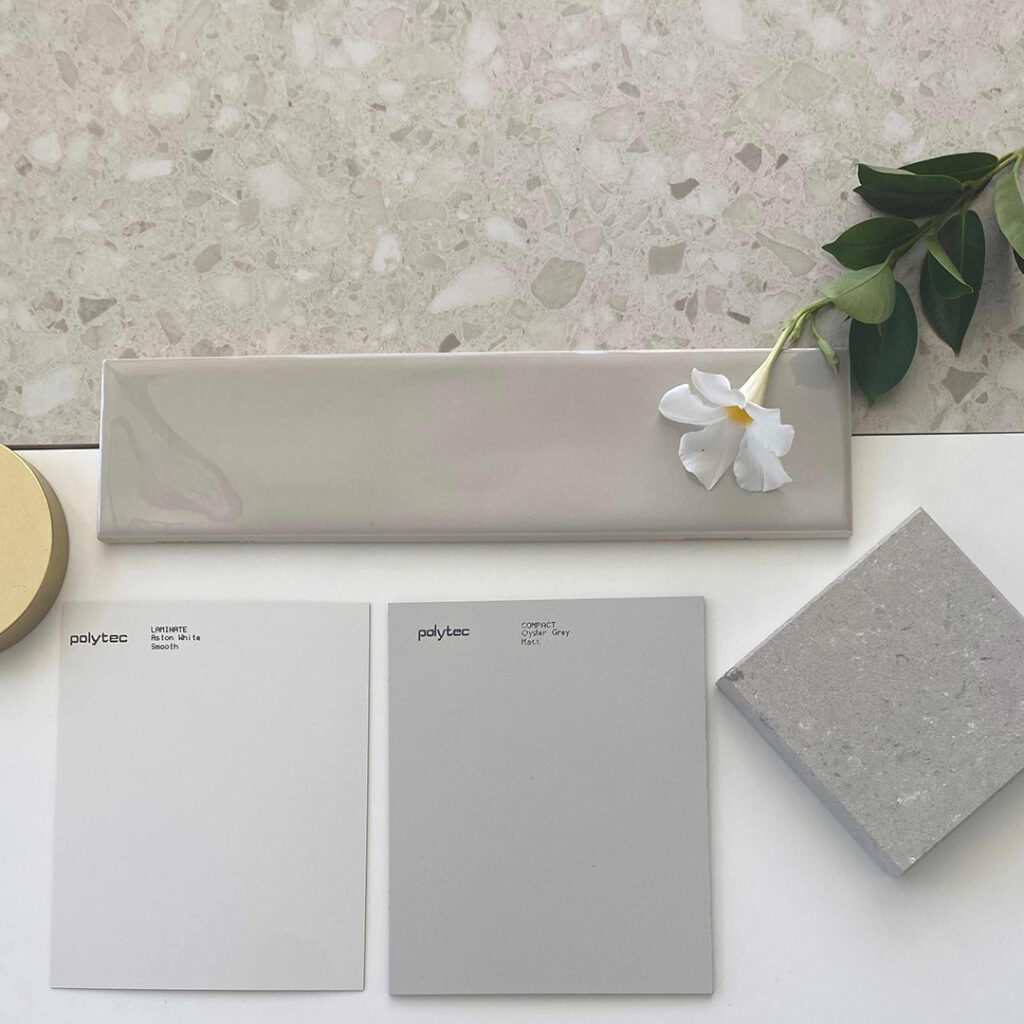 Tiles joinery vanity top tapware colour